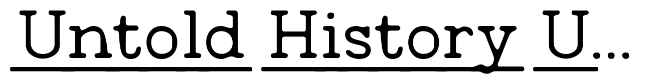 Untold History Underline Inky